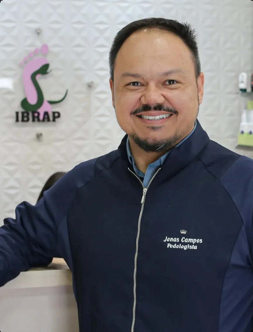 Prof. Jonas Campos, podologista, no IBRAP